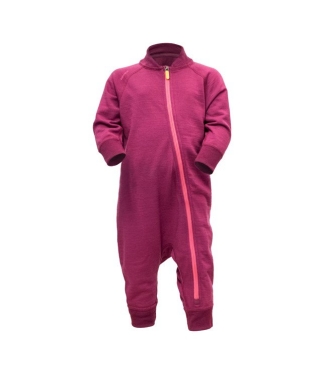 Merino vilnos kombinezonas Plum